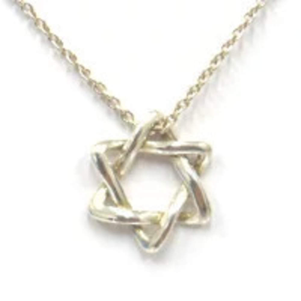 Tiffany Co Star David Necklace Sterling Silver TIFFANY Co